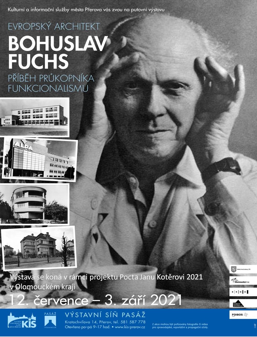 Výstava Evropský architekt Bohuslav Fuchs v Přerově
